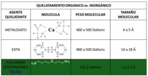 Quelatamiento Orgánico vs. Inorgánico